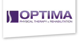 Optima Physical Therapy & Rehabilitation Logo On White Banner